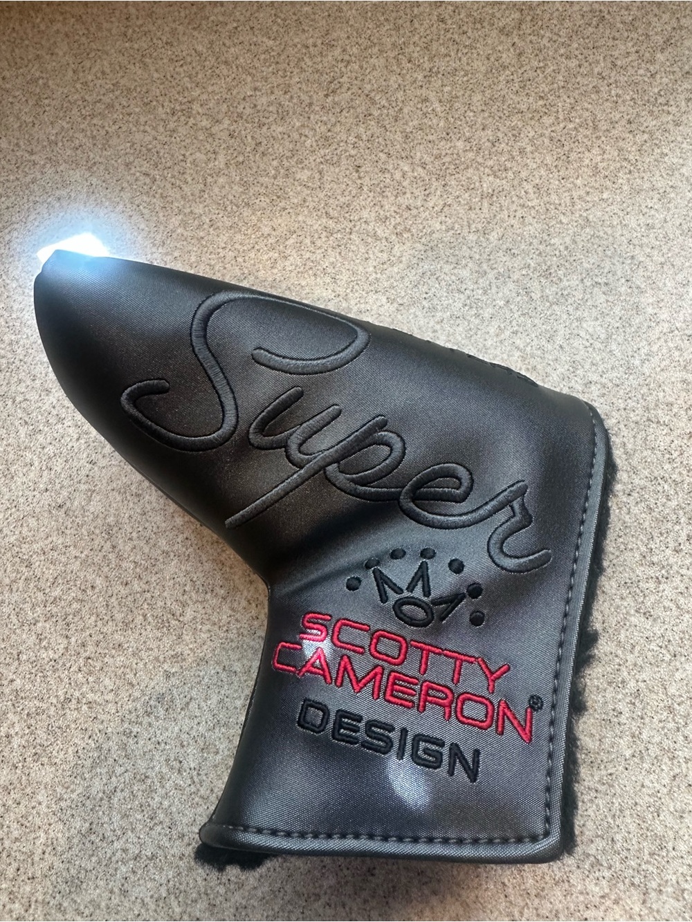 Scotty Cameron Black/Grey Super Blade Putter Headcover